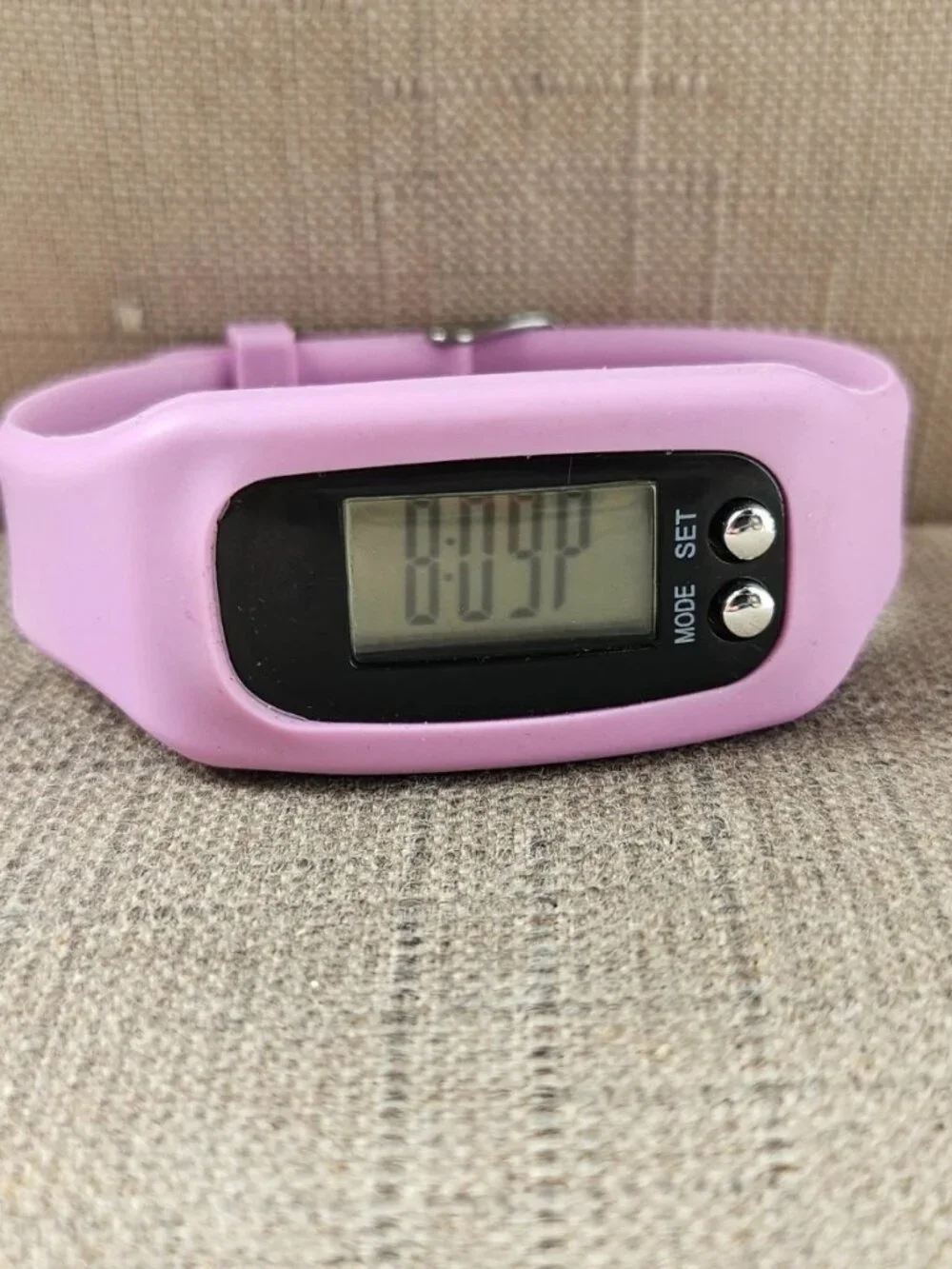 Crane Activity Trakcer Digital Wrist Watch Pink Rubber Band Fitness Watch